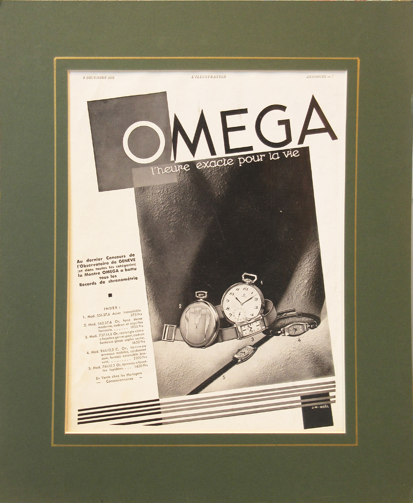 アンティーク時計 DG283 OMEGA ポスター/懐中時計、レディス