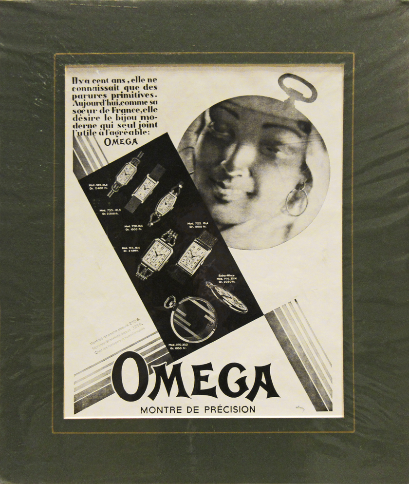 OMEGA ポスター/レクタンギュラー、懐中時計 「アンティーク腕時計専門店 ダズリング」
