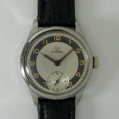 アンティーク時計 02240 OMEGA ﾂｰﾄﾝﾀﾞｲｱﾙ（白/黒）